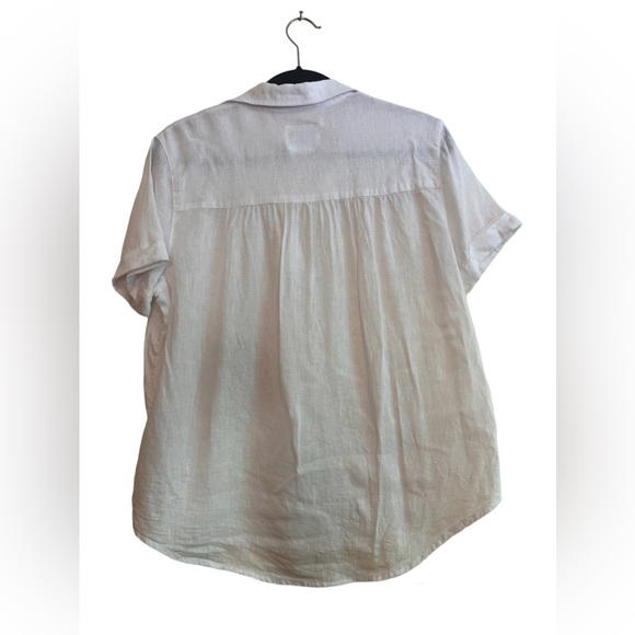 RAILS White Savannah Linen Blouse - Picture 4 of 9